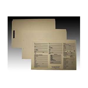   Folder, Straight Cut, Legal Size, Printed, Optional Fasteners or Holes