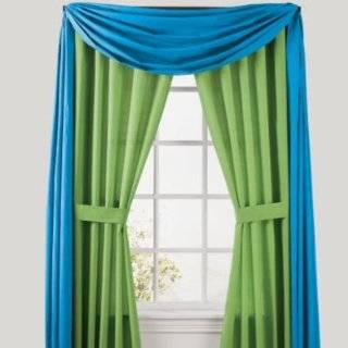 Solid Color Rod pocket Curtains & Valances Colorations Scarf 42w 216 