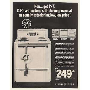  1966 General Electric P 7 Self Cleaning Oven Range Print 