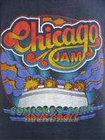 vtg 70s CHICAGO JAM concert RUSH BLONDIE t shirt S 1979  