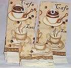   Pc Coffee Cup Kitchen Set Lot OVEN MITT 4 DISHCLOTS 2 POT HOLDERS