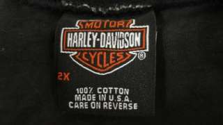 up for auction is a harley davidson sleeveless shirt in mint condition 