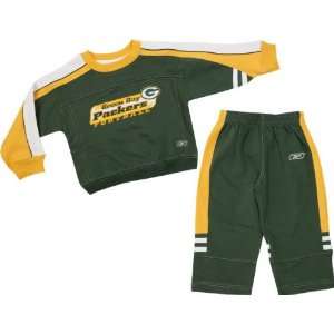  Green Bay Packers Toddler Fleece Crewneck Top with Pant 