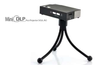 Truly Portable Palm Sized Projector DLP Technology from Texas 