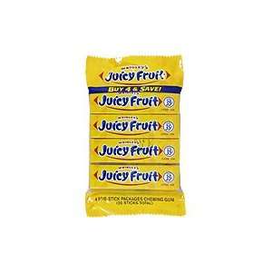  Juicy Fruit Gum Pack   Chewing Gum, 4 pk Health 