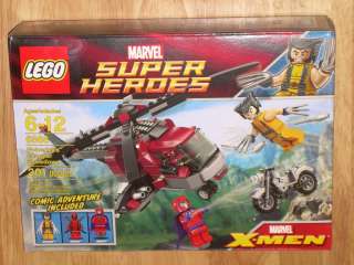 LEGO 6866 MARVEL SUPER HEROES Wolverines Chopper Showdow NIB X Men 