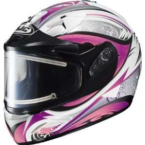 HJC IS 16 Lash Snow Helmet With Electric Shield MC 8 Pink XXL 2XL 175 