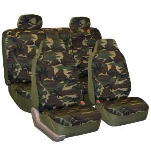  FH FB109114 Camouflage Car Seat Covers, Airbag compatible 