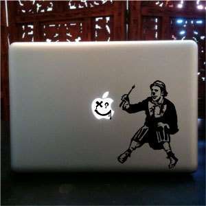 Clown painting macbook pro laptop skin vinyl decal  
