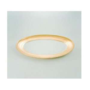  Michael Wainwright Line Gold Oval Platter: Home & Kitchen