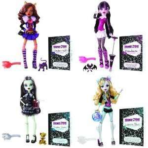  Monster High Dolls: Frankie Stein, Draculaura, Lagoona 