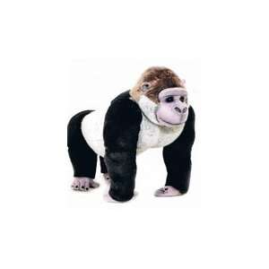 Giant Plush Silverback Gorilla 32 Inch Jumbo Stuffed Primate By Fiesta