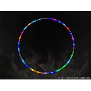  28 LED Hula Hoop   34   Light Weight   Color Rainbow 