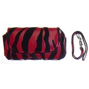   / EM330/ Entice W766/ i410/ W260g Black and Red Zebra Carrying Case