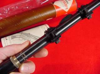 Vintage Marlin Micro Vue 4x .22 cal Rifle Scope in Original Tube w 