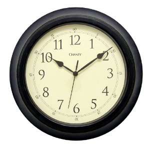  Chaney Instruments Black Matte Clock