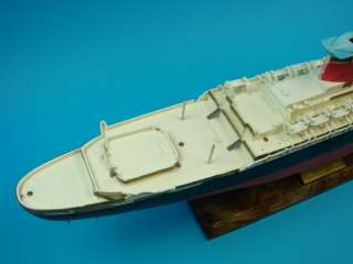   LIGHTED DISPLAY Assembled Illuminated Model Boat Kit Ship  