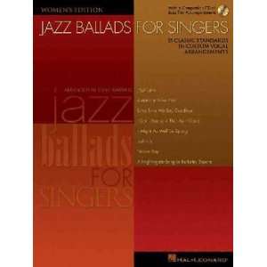  Jazz Ballads for Singers **ISBN 9780634064562 