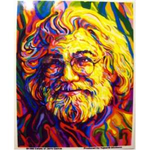   Dead Jerry Garcia Portrait Hippie Bumper Stickers Stealie Art Decals