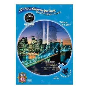   Pieces Tribute in Light Glow 500 Piece Jigsaw Puzzle Toys & Games