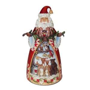 Jim Shore Collectible Figurine, Santa with Woodland Animals