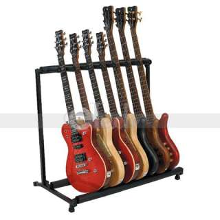 High Quality 7 Triple Multiple Guitar Holder Stand New  