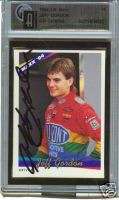 Jeff Gordon #24 autographed 1994 MAXX NASCAR card MINT!  