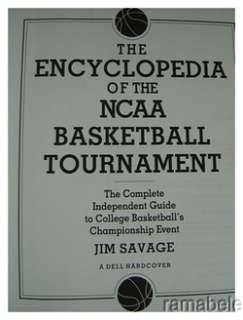 NCAA College Basketball Tournament Championship 1990 Bk  