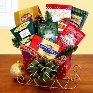 Santas Sleigh Holiday Gift Basket  Grocery & Gourmet Food
