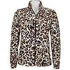 Misses Onque Cheetah Print Zip Front Velour Jacket Large BRAND NEW 