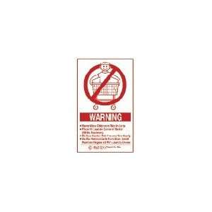  Laundry Carts Accessories wall mounted warning sign Model 