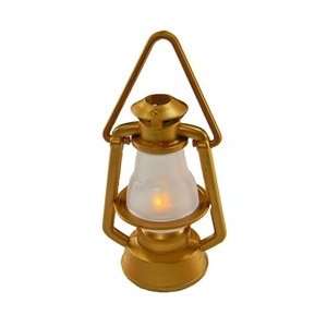  Lantern Ornament, Battery Operated, Flickering Amber LED Light, Timer