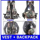   vest+backpack military W/ multi pockets bag 4 hunting paintball hiking