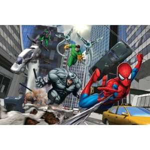  Spider Man, Rhino, Green Goblin, and Doctor Octopus in the 