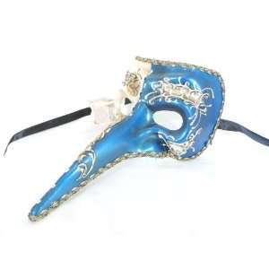   Night and Day Venetian Nose Masquerade Party Mask