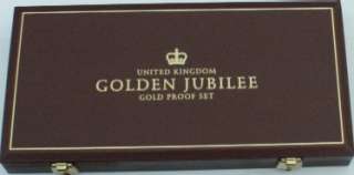 2002 ROYAL MINT GOLDEN JUBILEE PROOF GOLD 13 COIN SET  
