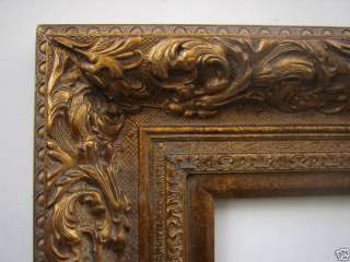Extra Wide Ornate Gold Victorian Picture Frame 24x30  