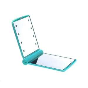   Pocket Size lightweight 8 LED Light Cosmetic MakeUp Mirror: Beauty