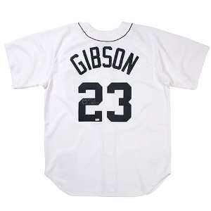 Detroit Tigers Kirk Gibson Autographed Mitchell and Ness Cooperstown 