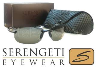 NEW Serengeti Nuvino 7318 Shiny Black Sunglasses  