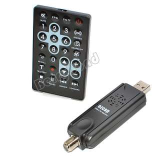 USB ATSC NTSC HDTV Video Capture Digital TV Tuner Receiver Stick PC 