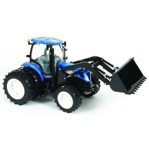  Big Farm New Holland T7050 Tractor with Dual Wheels and 