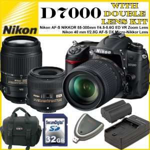  SLR Digital Camera Kit with Dual Nikon Lens Kit: Includes   Nikon AF 