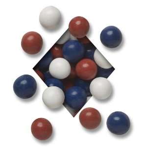 Koppers American Candy Coated Malted Milk Balls Red, White, Blue, 5 