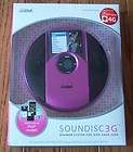 iWave SOUNDISC for iPod nano 3G/4G METALLIC PINK ~ New in Sealed Box