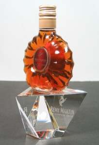 Remy Martin XO Cognac Collectable Mini Crystal Gold France 50 ml 
