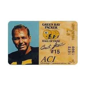   Phone Card $7. Bart Starr (Green Bay Packer) 