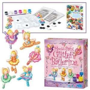   Childrens Craft Kits   Mould and Paint Glitter Ballerina: Toys & Games