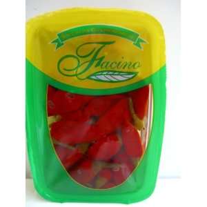 Peperoncino intero in Olio (Hot Peppers in Oil) (7.05 ounce) (Pack of 