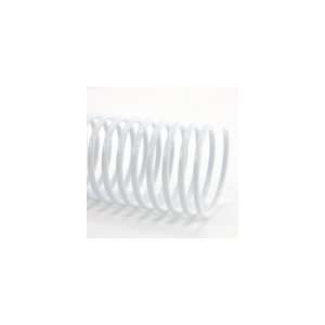  30mm White 41 Pitch Spiral Binding Coil   100pc White 